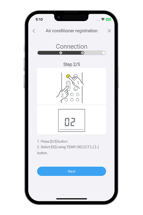 Press the WPS button on the WLAN router that you are connecting to. Refer to the operating manual of the WLAN router for the location of the button and how to press it.