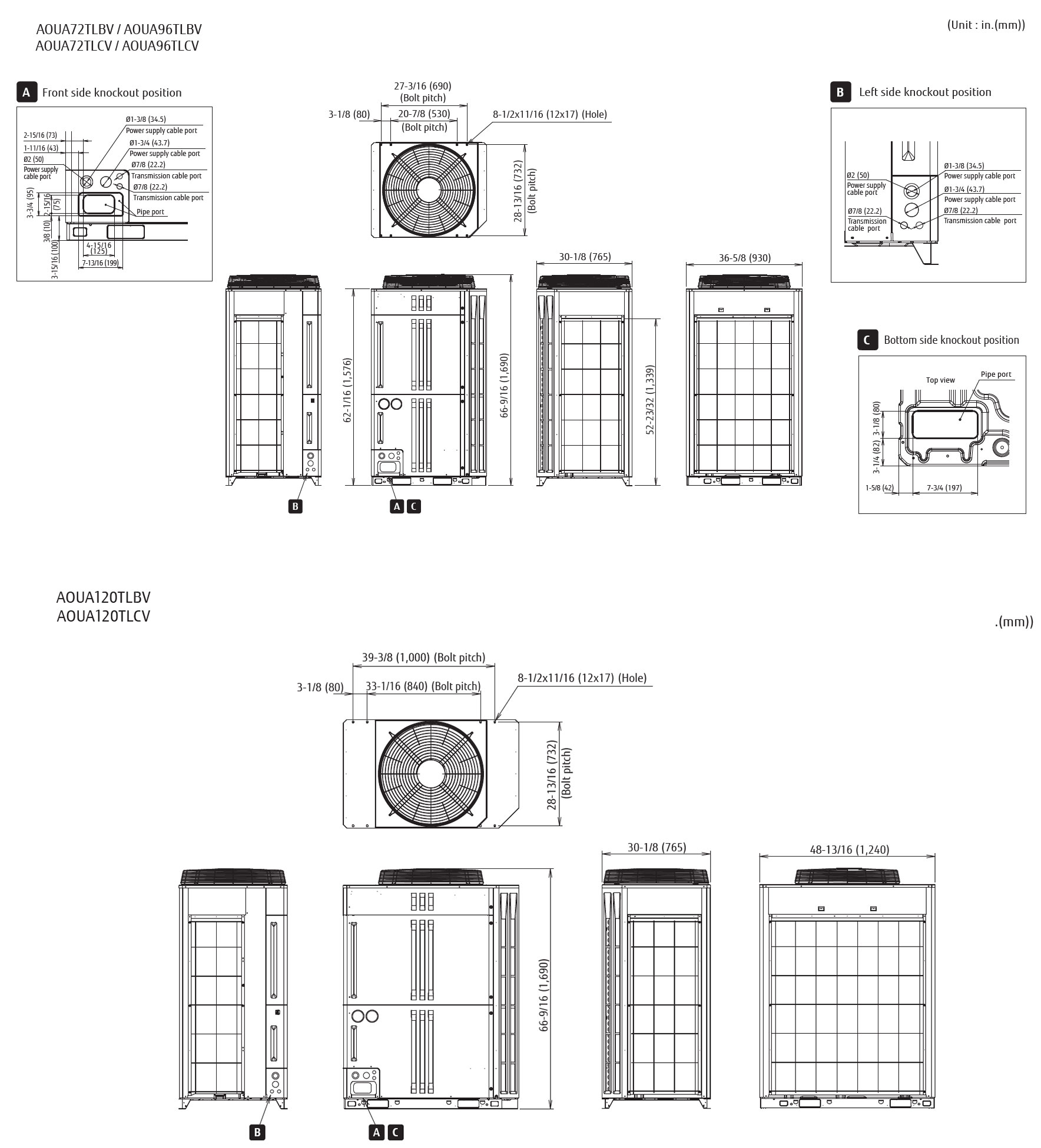 Outdoor unit Outdoor unit